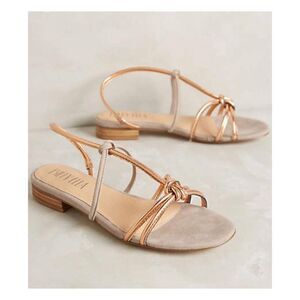 Anthropologie + Billy Ella | Marilena Sandals in Copper | 10